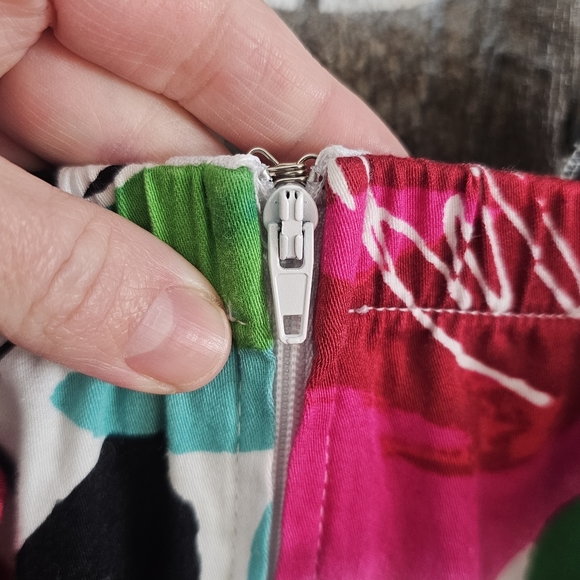 Snap Multi Color Floral Adjustable Strap Sundress Size Juniors 13 - Picture 8 of 16